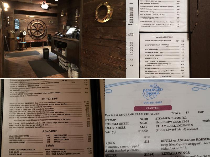 Windward Passage Menu
