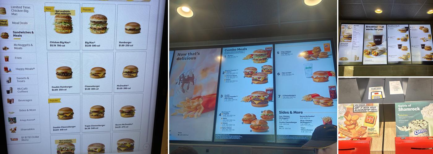 McDonald's Menu