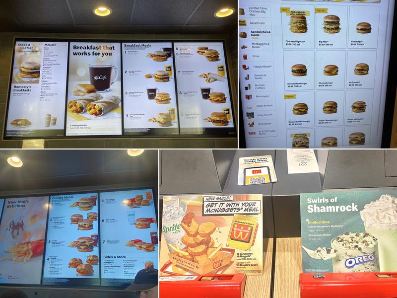 McDonald's Menu