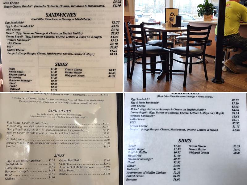 Danny's Breakfast Place Menu