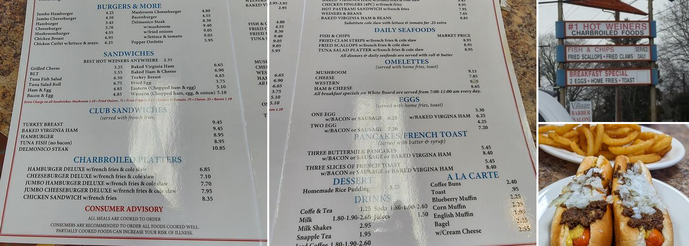 Wein-O-Rama Menu
