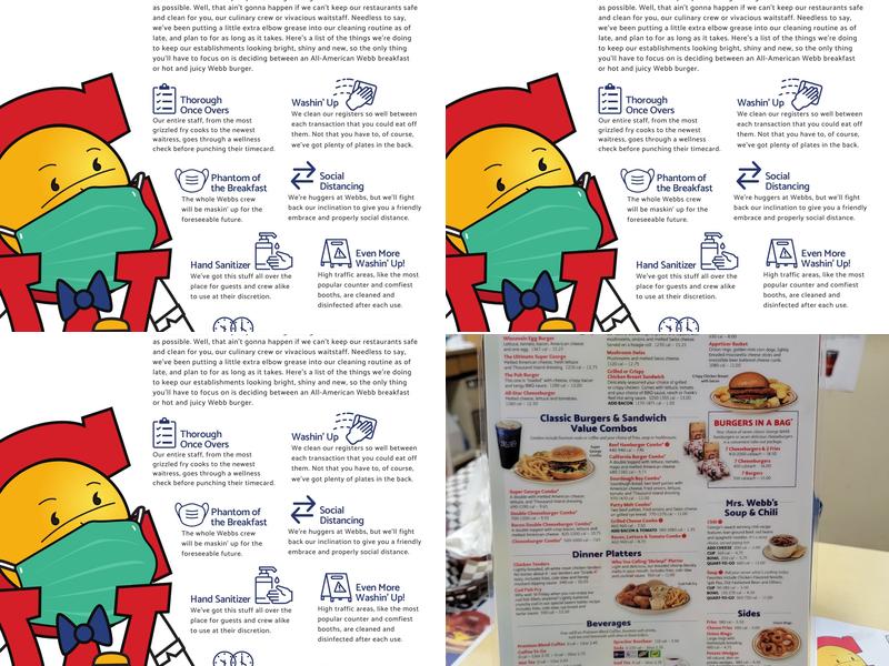 George Webb Restaurant Menu