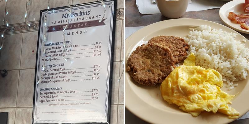 Mr Perkins Family Restaurant Menu