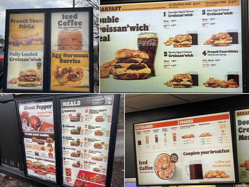 Burger King Menu
