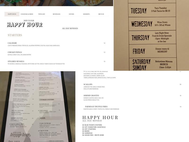 Station 16 Menu