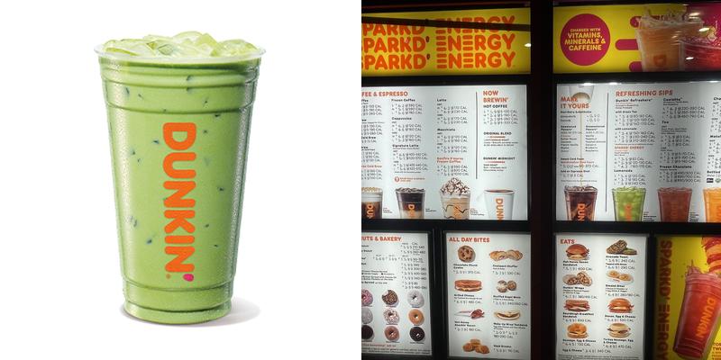 Dunkin' Menu