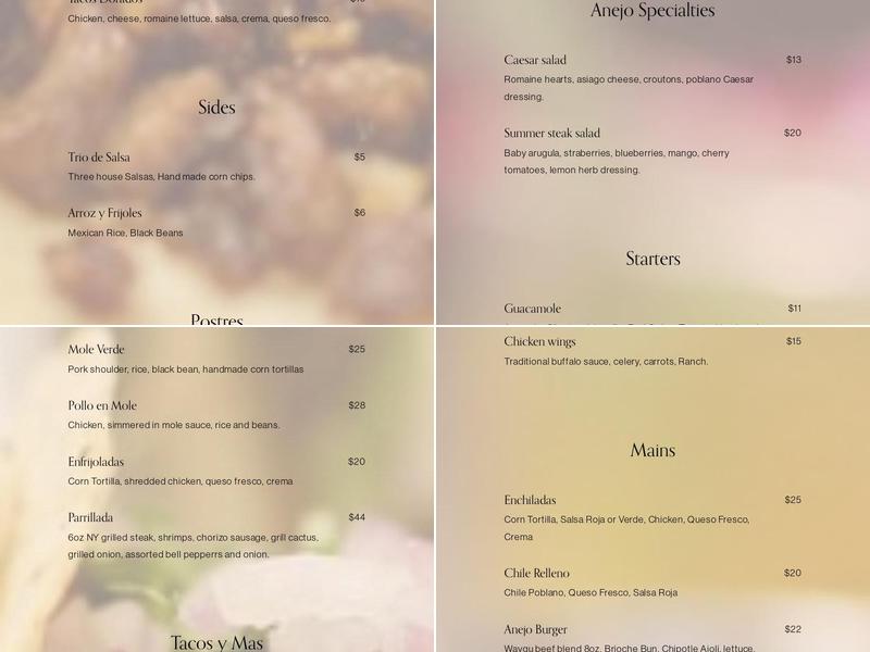 Breakfast Place Menu