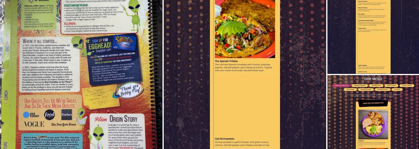 Violet Rooster Menu