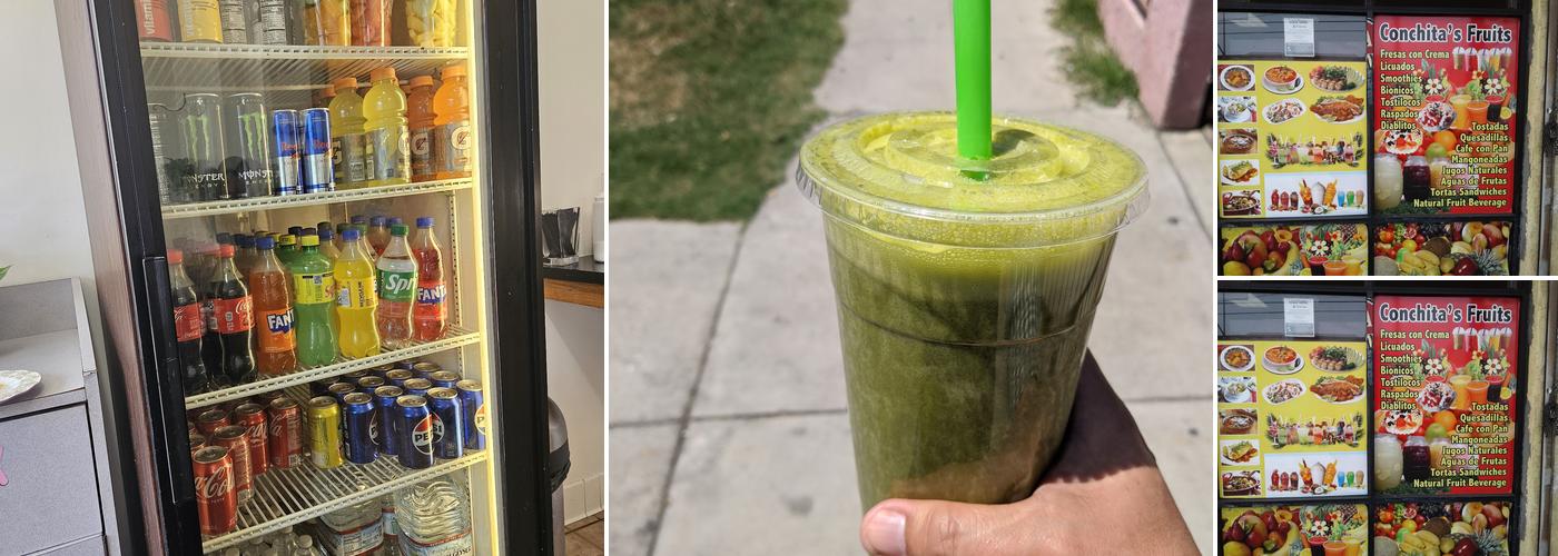 Conchitas Fruit Menu