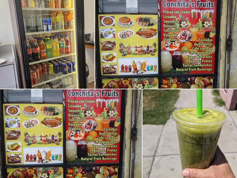 Conchitas Fruit Menu