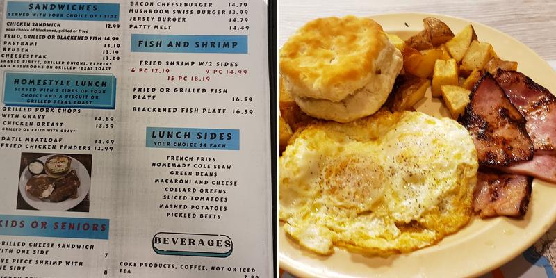 Moultrie Creek Diner Menu