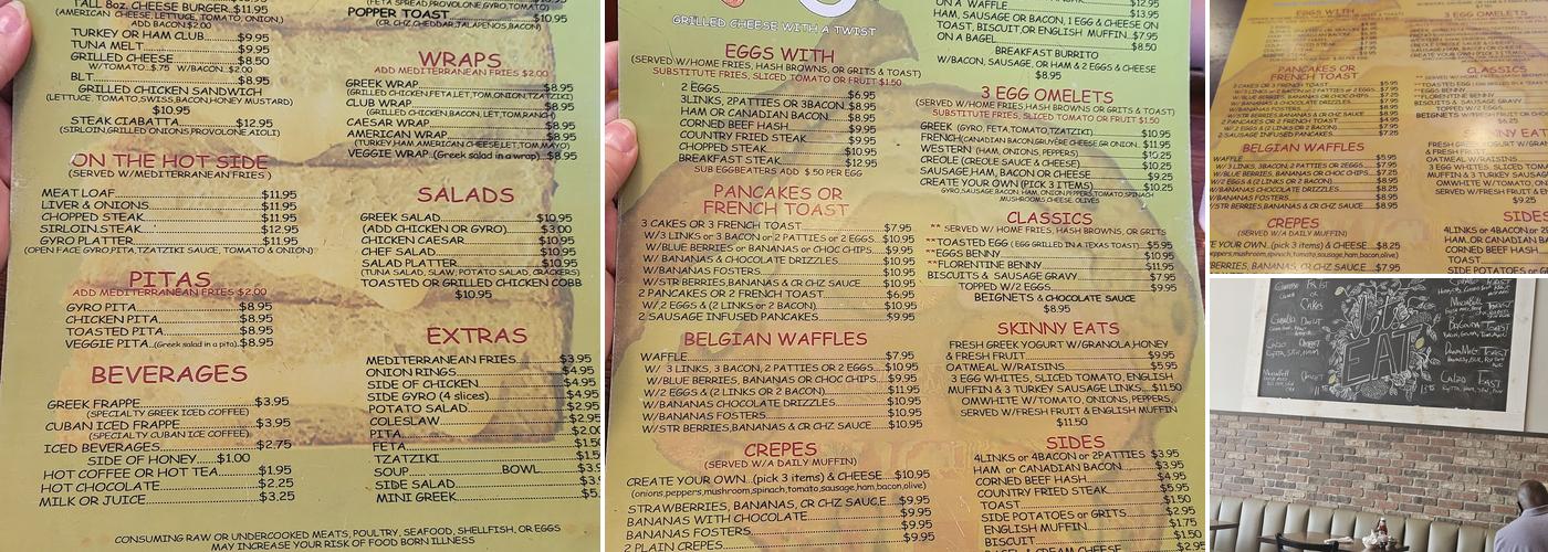 TOAST citrus park Menu