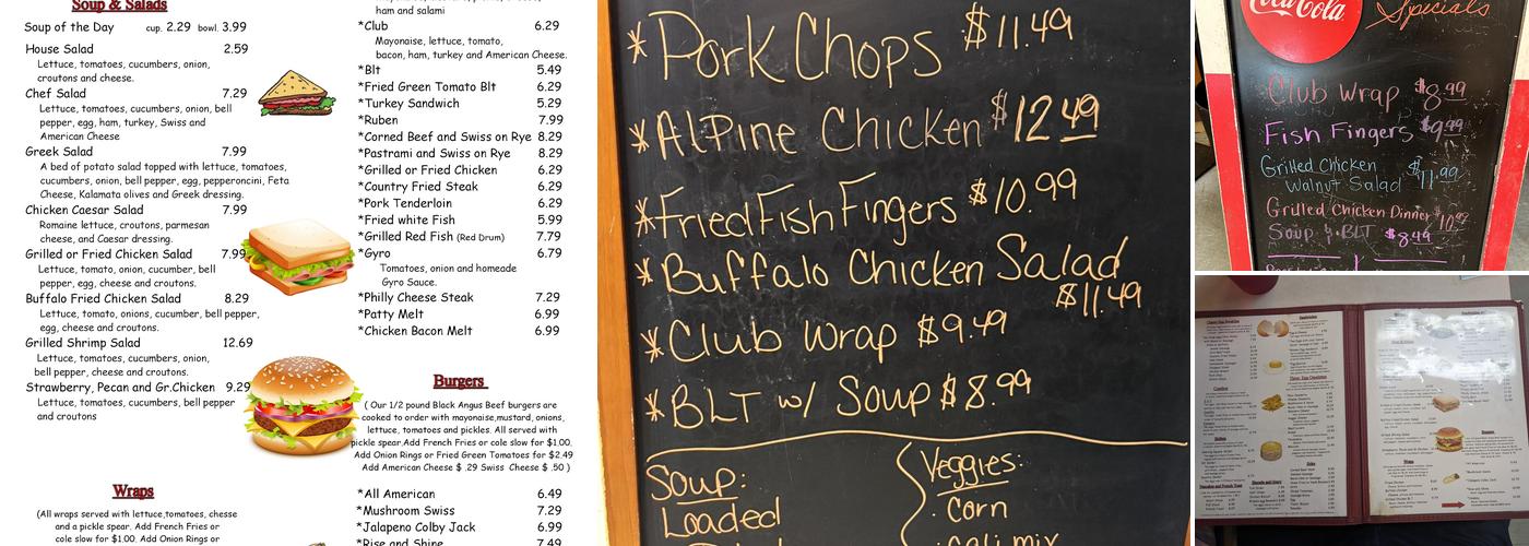 Broken Egg Diner Menu