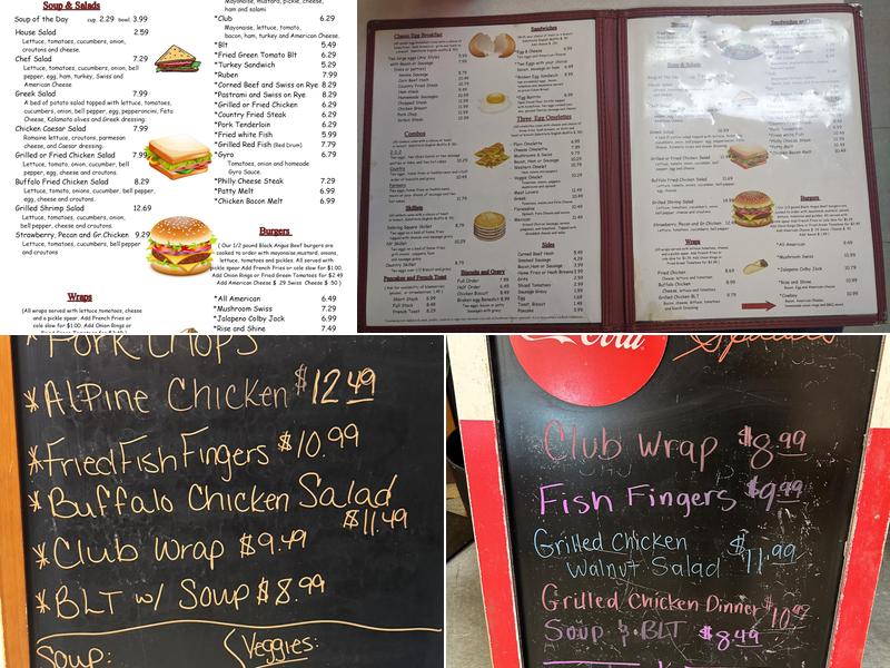 Broken Egg Diner Menu