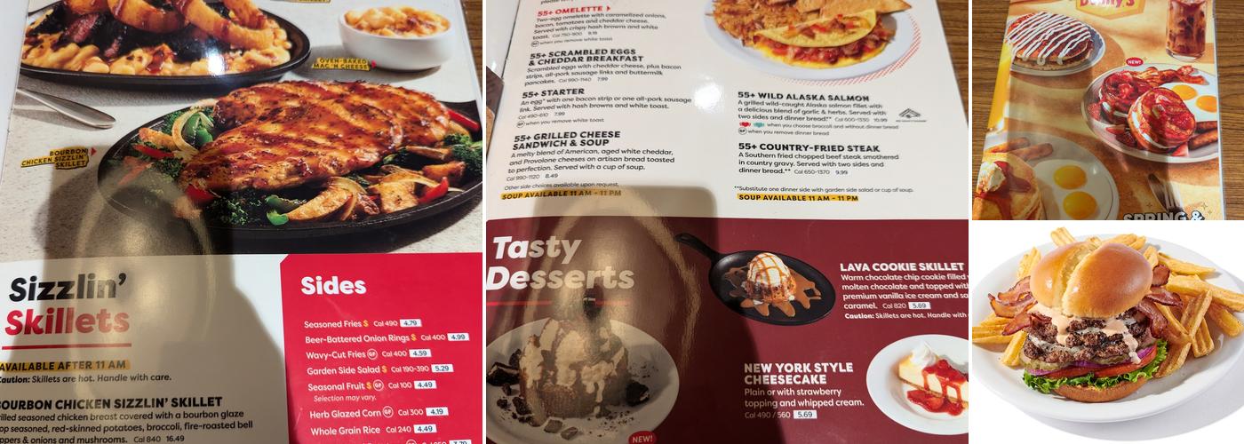 Denny's Menu
