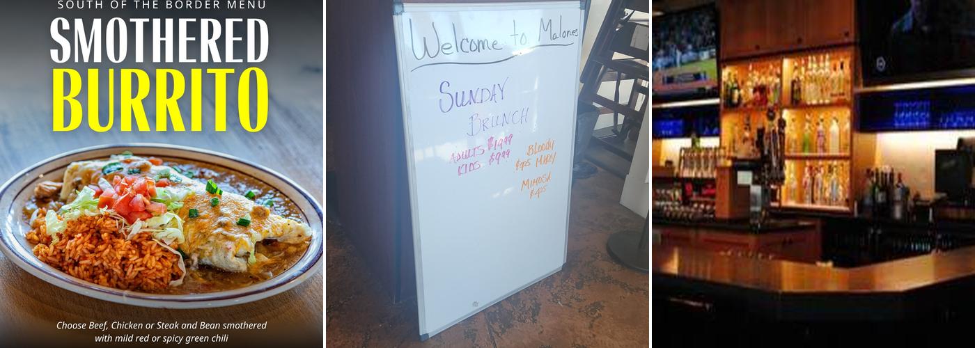 Malone's Clubhouse Grill Menu