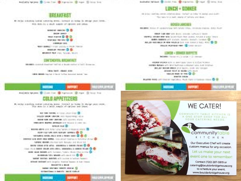 Community Table Kitchen Menu