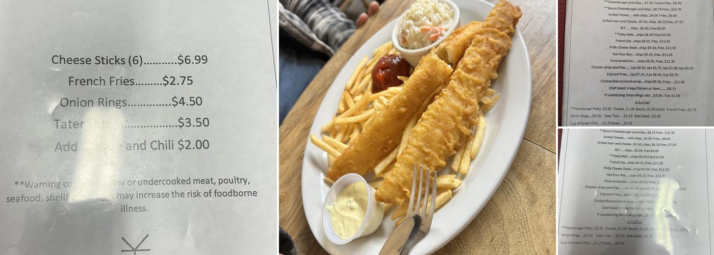 K and J Village Cafe Menu