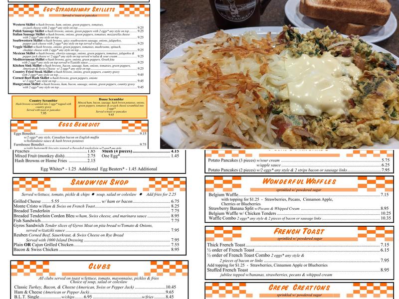 Flap-Jacks Restaurant Menu