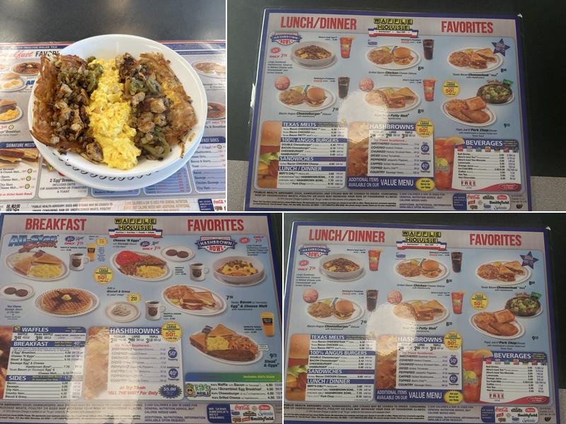 Waffle House Menu
