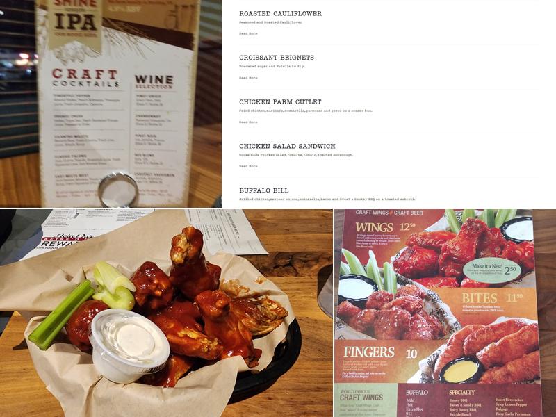 Buffalo Wing Factory Menu
