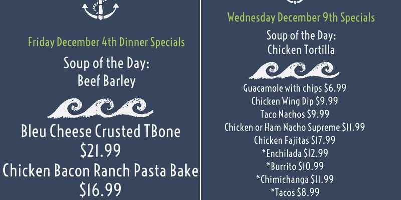 River Lane Bowling Menu