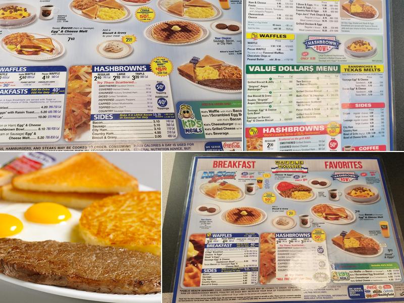 Waffle House Menu