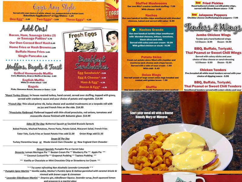 Old Mountain Lanes Menu