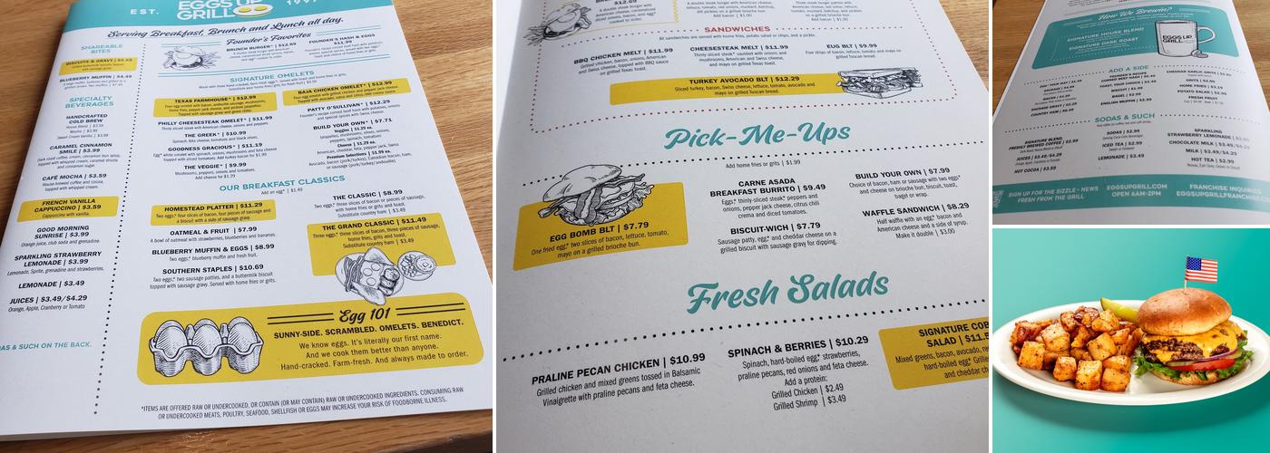 Eggs Up Grill Menu