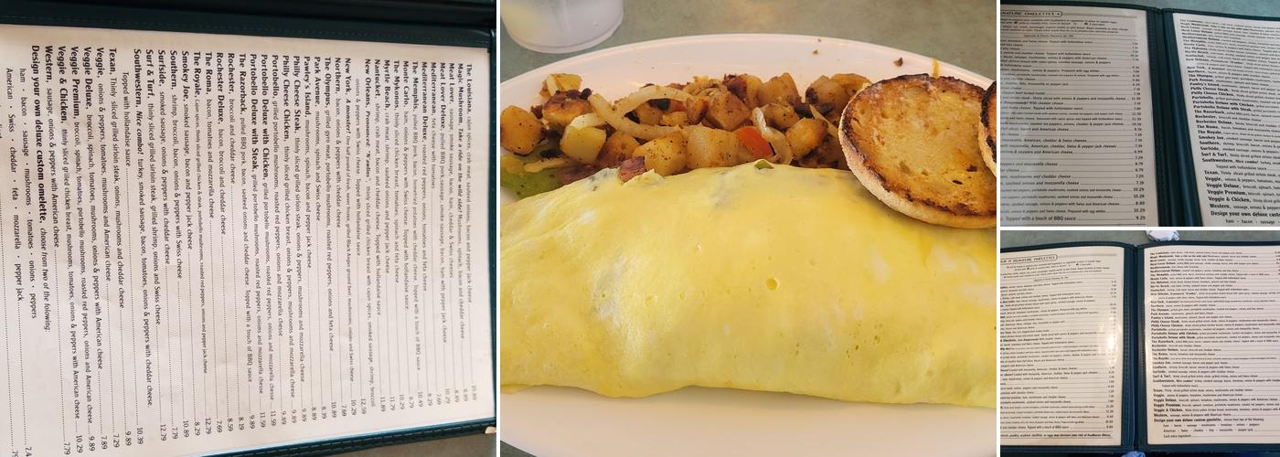 Woodhaven Pancake House Menu