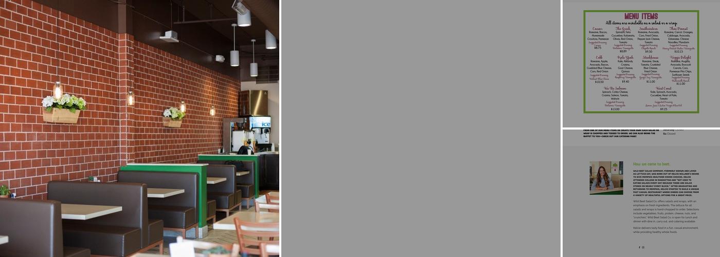 Wild Beet Salad Co. Menu