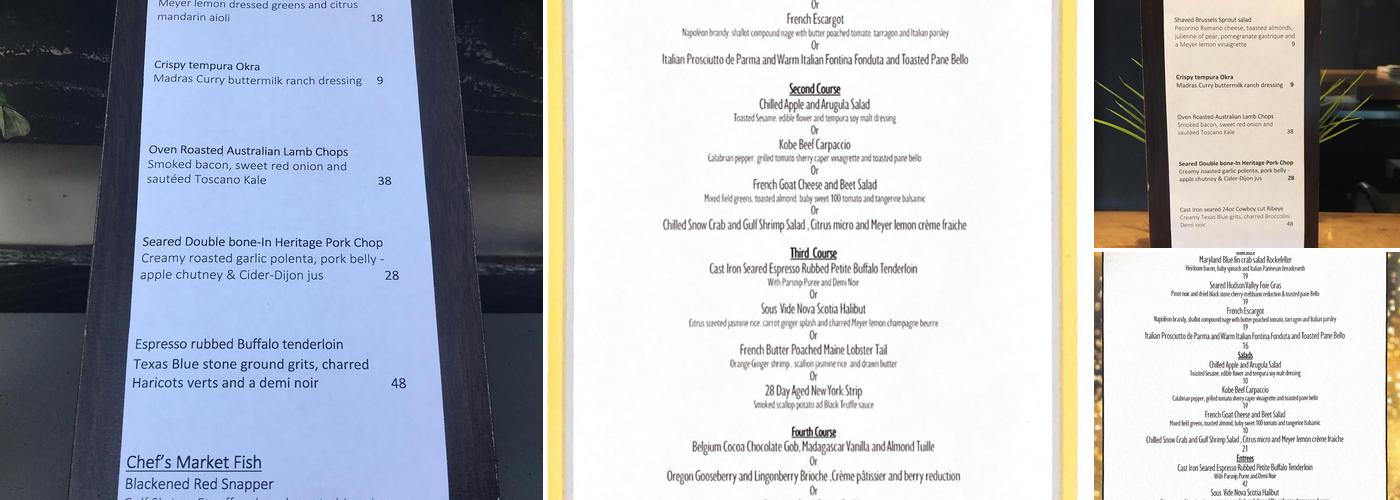 Suze Menu