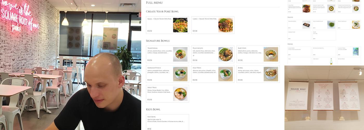 Square Root Poké Menu