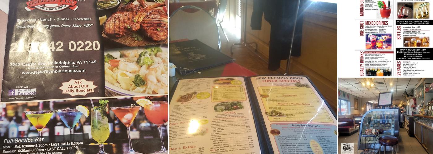 New Olympia House Menu