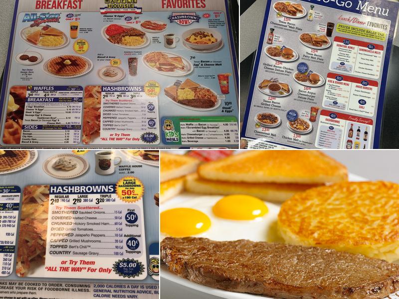 Waffle House Menu