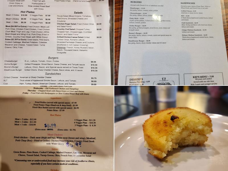 Sweet P's Southern Style Menu