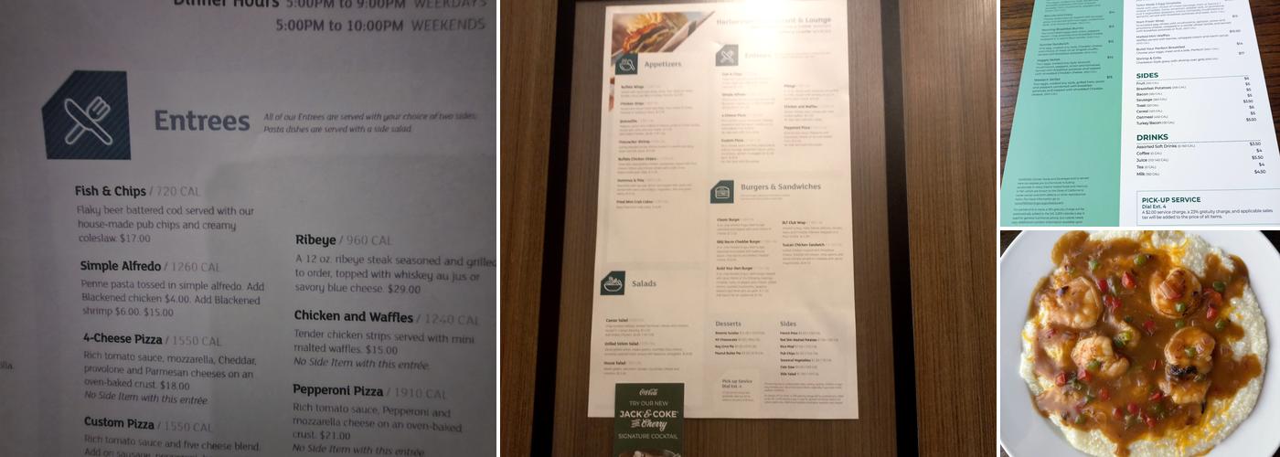 Harborview Restaurant & Lounge Menu