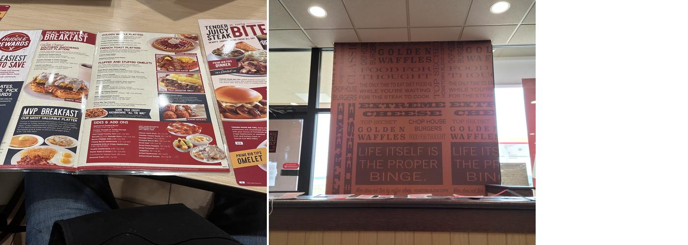 Huddle House Menu