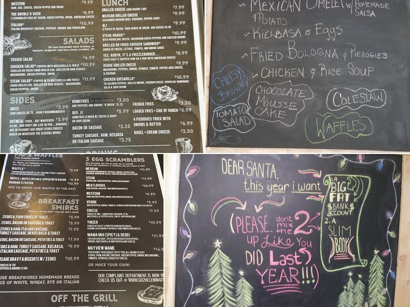 Eggs & Moore Menu