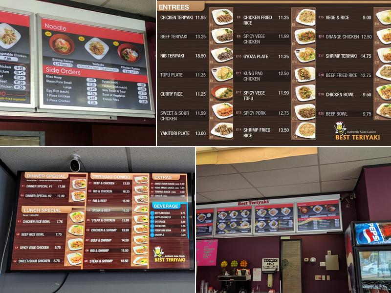 Best Teriyaki Menu
