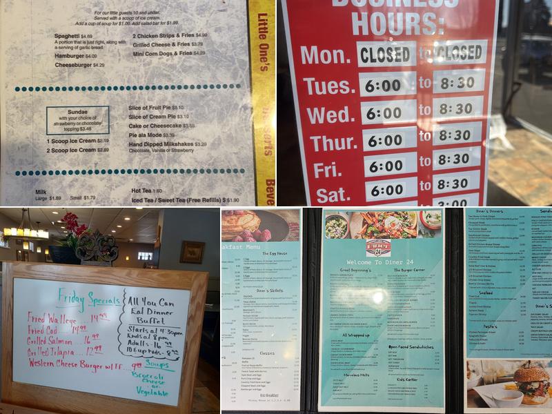 Diner 24 Menu