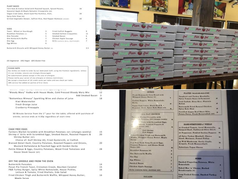 Post & Beam Menu