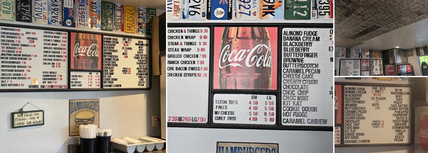 Merlins Menu