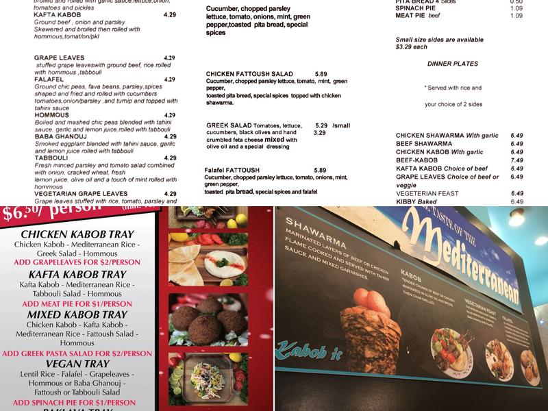 Kabob it Menu