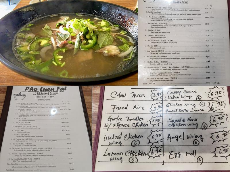 Luen Fat | Bakery & Restaurant Menu