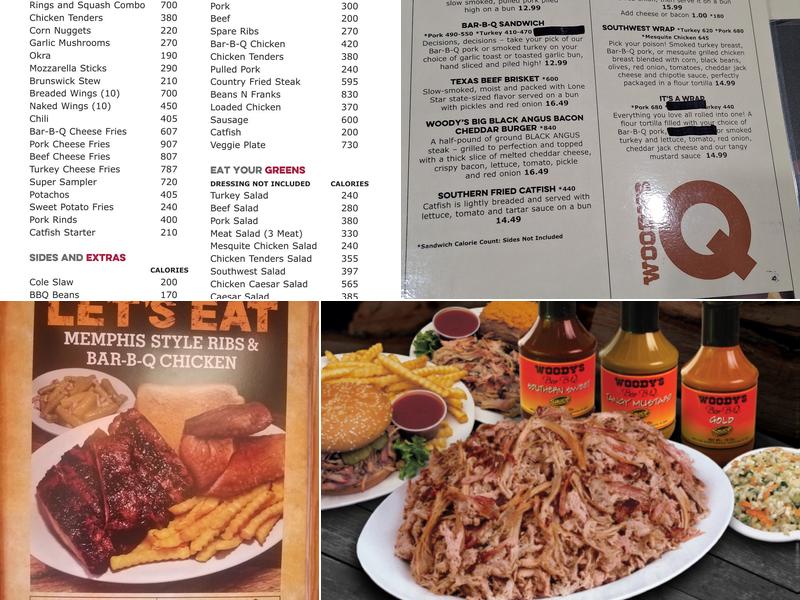 Woody's Bar-B-Q - Jacksonville (University) Menu