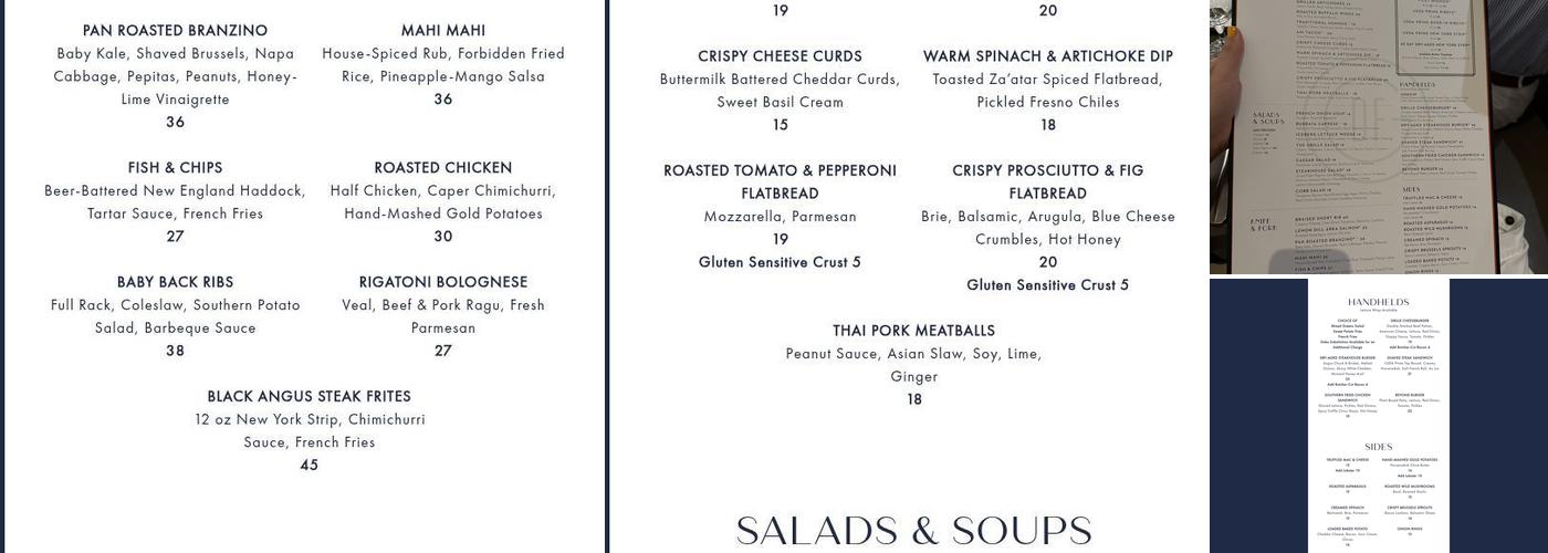 Del Frisco's Grille Menu