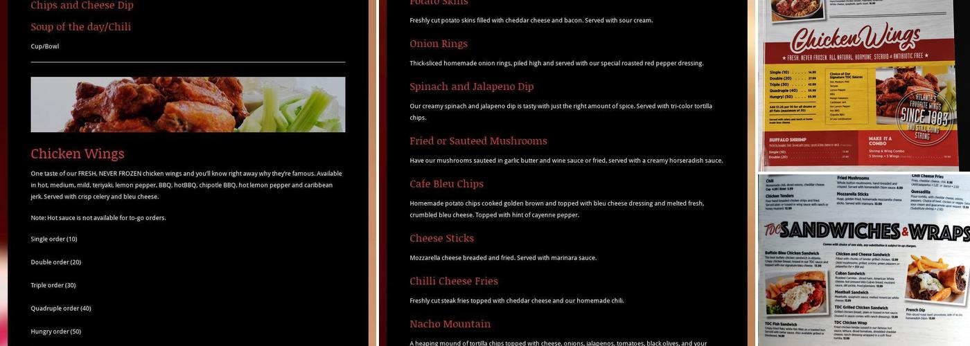 Three Dollar Cafe Buckhead (Chastain) Menu