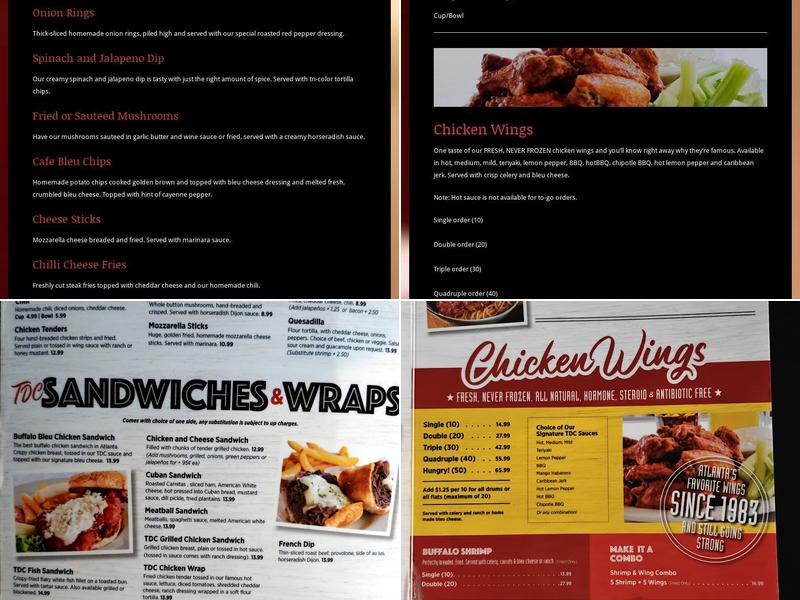 Three Dollar Cafe Buckhead (Chastain) Menu