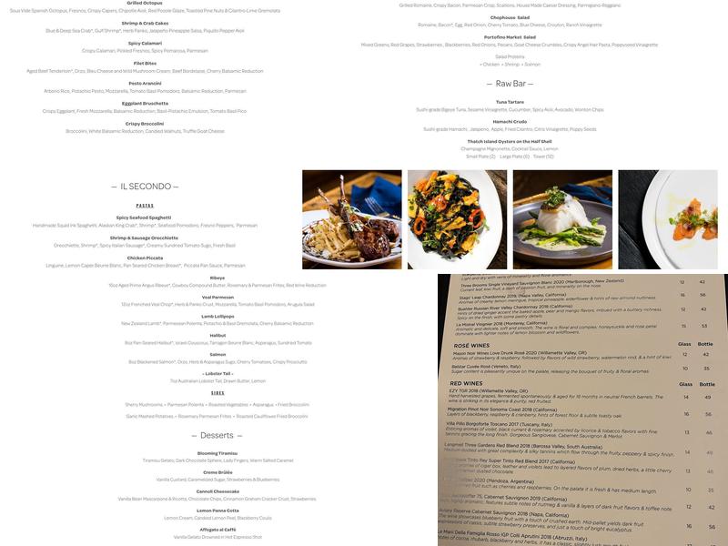 VELE Menu